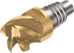 Sandvik Coromant - 316-SM Grade 1030 Carbide End Milling Tip Insert - 3 Flutes, 16mm Cutting Diam, 8.5mm Depth of Cut, 18.7mm Extension, 0.0197" Cnr Rad, 50° Helix - USA Tool & Supply