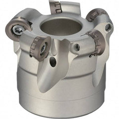 Sumitomo - 2" Cut Diam, 6mm Max Depth, 3/4" Arbor Hole, 4 Inserts, RDET12 Insert Style, Indexable Copy Face Mill - RSX Cutter Style, 1-3/4 High, Series RSX - USA Tool & Supply