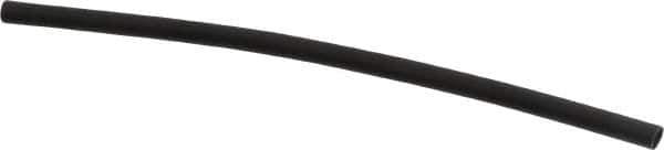 Made in USA - 6" Long, 2:1, PVC Heat Shrink Electrical Tubing - Black - USA Tool & Supply