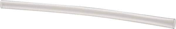 Made in USA - 6" Long, 2:1, PVC Heat Shrink Electrical Tubing - Clear - USA Tool & Supply