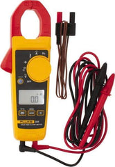 Fluke - 325, CAT IV, CAT III, Digital True RMS Clamp Meter with 1.18" Clamp On Jaws - 600 VAC/VDC, 400 AC/DC Amps, Measures Voltage, Capacitance, Continuity, Frequency, Resistance, Temperature - USA Tool & Supply