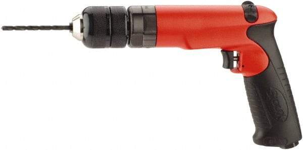 Sioux Tools - 3/8" Reversible Keyless Chuck - Pistol Grip Handle, 2,000 RPM, 30 CFM, 1 hp, 90 psi - USA Tool & Supply