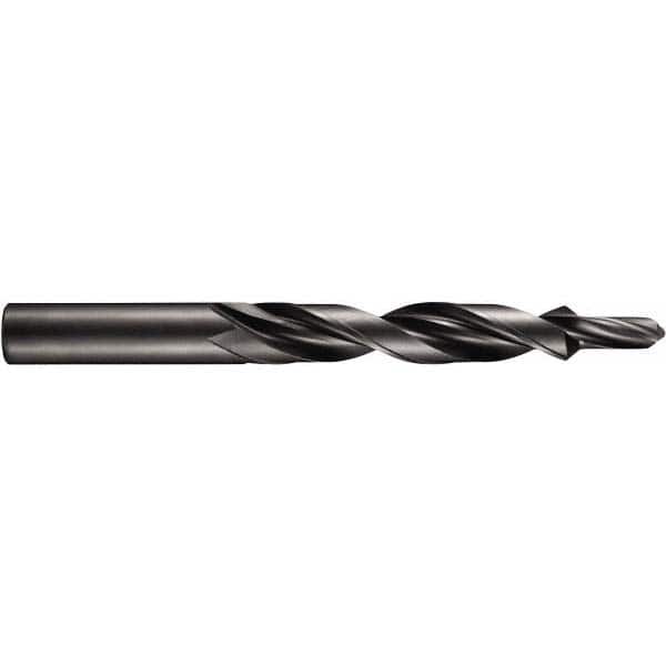 DORMER - 19mm Body, 10.5mm Step Diam, Tanged Shank, High Speed Steel Subland Step Drill Bit - USA Tool & Supply