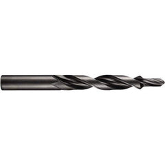 DORMER - 19mm Body, 10.5mm Step Diam, Tanged Shank, High Speed Steel Subland Step Drill Bit - USA Tool & Supply