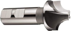 DORMER - 7mm Radius, 17/18" Mill Diam, 4 Flute Cobalt Corner Rounding End Mill - Single End, Uncoated, 2.7559" OAL, 0.6299" Shank Diam - USA Tool & Supply