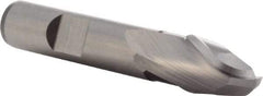 DORMER - 15mm Diam, 16mm LOC, 2 Flute Cobalt Ball End Mill - Uncoated, Single End, 73mm OAL, 12mm Shank Diam, Spiral Flute - USA Tool & Supply