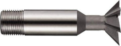 DORMER - 28mm Diam x 8.5mm Width of Cut, 45° Included Angle, High Speed Steel Dovetail Cutter - Uncoated - USA Tool & Supply