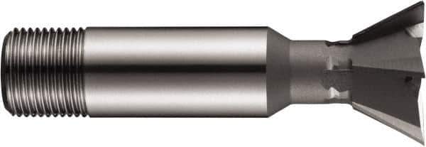 DORMER - 35mm Diam x 14.5mm Width of Cut, 60° Included Angle, High Speed Steel Dovetail Cutter - Uncoated - USA Tool & Supply