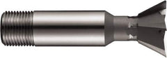 DORMER - 35mm Diam x 14.5mm Width of Cut, 60° Included Angle, High Speed Steel Dovetail Cutter - Uncoated - USA Tool & Supply