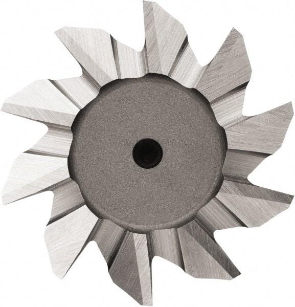 DORMER - 12mm Diam x 5mm Width of Cut, 60° Included Angle, Cobalt Dovetail Cutter - Weldon Flat, Uncoated - USA Tool & Supply