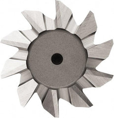 DORMER - 12mm Diam x 5mm Width of Cut, 60° Included Angle, Cobalt Dovetail Cutter - Weldon Flat, Uncoated - USA Tool & Supply