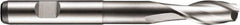DORMER - 5mm Diam, 13mm LOC, 2 Flute Cobalt Keyway End Mill - Spiral Flute, Uncoated, 6mm Shank Diam, 68mm OAL, 30° Helix, Centercutting - USA Tool & Supply