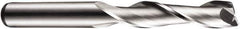 DORMER - 2 Flute Cobalt Roughing & Finishing Square End Mill - Uncoated, Straight Shank, 30° Helix, Centercutting, Extra Long Length - USA Tool & Supply