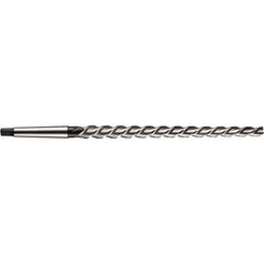 DORMER - 8mm Pin, 0.4255" Diam, 0.3113" Small End, Morse Taper Shank, 145mm Flute, Taper Pin Reamer - USA Tool & Supply