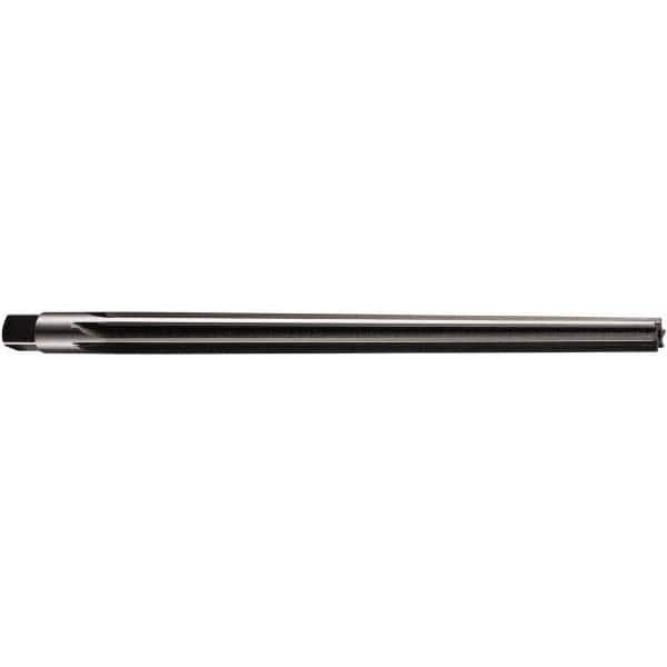 DORMER - 10mm Pin, 0.528" Diam, 0.3901" Small End, 13.3mm Diam Straight Shank, 175mm Flute, Taper Pin Reamer - USA Tool & Supply