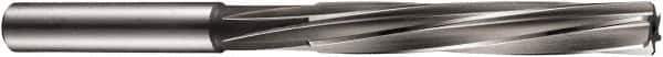 DORMER - 2.5mm High Speed Steel 4 Flute Chucking Reamer - Spiral Flute, 2.48mm Straight Shank, 29mm Flute Length, 58mm OAL - USA Tool & Supply