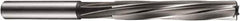 DORMER - 2.5mm High Speed Steel 4 Flute Chucking Reamer - Spiral Flute, 2.48mm Straight Shank, 29mm Flute Length, 58mm OAL - USA Tool & Supply