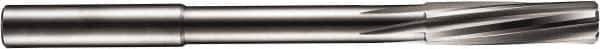 DORMER - 1.51mm Solid Carbide 3 Flute Chucking Reamer - Spiral Flute, 4mm Straight Shank, 9mm Flute Length, 49mm OAL - USA Tool & Supply