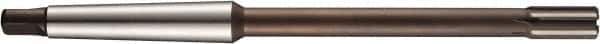 DORMER - 16mm Solid Carbide 6 Flute Chucking Reamer - Straight Flute, 2MT Morse Taper Shank, 22mm Flute Length, 210mm OAL - USA Tool & Supply