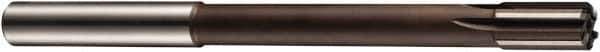 DORMER - 16mm Solid Carbide 6 Flute Chucking Reamer - Straight Flute, 12.5mm Straight Shank, 22mm Flute Length, 170mm OAL - USA Tool & Supply