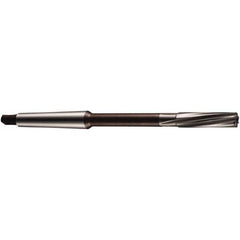 Chucking Reamer: 0.2364″ Dia, 5.4372″ OAL, 1.0244″ Flute Length, Morse Taper Shank, Solid Carbide 6 Flute, RH