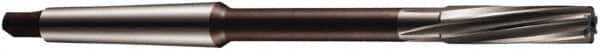 DORMER - 20mm Carbide-Tipped 6 Flute Chucking Reamer - Spiral Flute, 2MT Morse Taper Shank, 60mm Flute Length, 228mm OAL - USA Tool & Supply