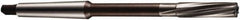 DORMER - 16mm Carbide-Tipped 8 Flute Chucking Reamer - Spiral Flute, 2MT Morse Taper Shank, 52mm Flute Length, 210mm OAL - USA Tool & Supply