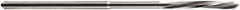 DORMER - 4mm Solid Carbide 6 Flute Chucking Reamer - Spiral Flute, 4mm Straight Shank, 19mm Flute Length, 75mm OAL - USA Tool & Supply