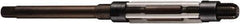 DORMER - Size 000, 6.4 to 7.2mm Variable Diam, Straight Shank Hand Adjustable Reamer - Straight Flute, 4.33" OAL, Right Hand Cut, 4 Flutes, High Speed Steel, Bright Finish - USA Tool & Supply