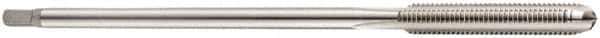 DORMER - M8x1.25 Metric Coarse 6H 3 Flute Bright Finish Cobalt Straight Flute Machine Tap - Bottoming, Right Hand Thread, 125mm OAL, 40mm Thread Length, Oversize - Exact Industrial Supply