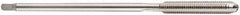DORMER - M5x0.80 Metric Coarse 6H 3 Flute Bright Finish Cobalt Straight Flute Machine Tap - Bottoming, Right Hand Thread, 100mm OAL, 28mm Thread Length, Oversize - Exact Industrial Supply