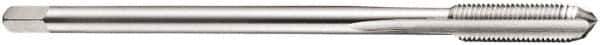DORMER - 5/16-24 UNF 2B 3 Flute Bright Finish Cobalt Straight Flute Machine Tap - Bottoming, Right Hand Thread, 90mm OAL, 18mm Thread Length, Oversize - Exact Industrial Supply