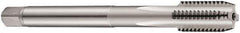 DORMER - M14x2.00 Metric Coarse 6H 3 Flute Bright Finish Cobalt Straight Flute Machine Tap - Bottoming, Left Hand Thread, 110mm OAL, 25mm Thread Length, Oversize - USA Tool & Supply