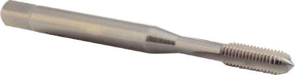 DORMER - M5x0.80 Metric Coarse 6H 3 Flute Bright Finish Cobalt Straight Flute Machine Tap - Bottoming, Right Hand Thread, 70mm OAL, 13mm Thread Length, Oversize - Exact Industrial Supply
