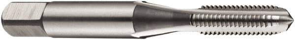 DORMER - M12x1.25 Metric Fine 6H 3 Flute Bright Finish High Speed Steel Straight Flute Standard Hand Tap - Bottoming, Right Hand Thread, 70mm OAL, 16mm Thread Length, Oversize - Exact Industrial Supply