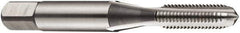 DORMER - M16x2.00 Metric Coarse 6H 4 Flute Bright Finish High Speed Steel Straight Flute Standard Hand Tap - Bottoming, Right Hand Thread, 80mm OAL, 25mm Thread Length, Oversize - Exact Industrial Supply