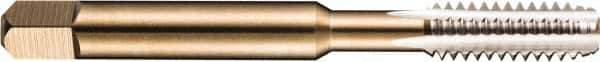 DORMER - 1-1/2 - 6 UNC 2B/3B 4 Flute Bright Finish High Speed Steel Straight Flute Standard Hand Tap - Plug, Right Hand Thread, 6-3/8" OAL, 1.87" Thread Length, H4 Limit, Oversize - Exact Industrial Supply
