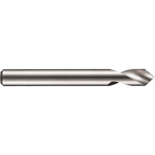 DORMER - 6mm Body Diam, 90°, 66mm OAL, Solid Carbide Spotting Drill - USA Tool & Supply