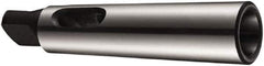 DORMER - MT2 Inside Morse Taper, MT4 Outside Morse Taper, Standard Reducing Sleeve - Hardened & Ground Throughout, 124mm OAL - Exact Industrial Supply