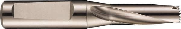 DORMER - 14.6 to 15.5mm Diam, 3xD, 3/4" Shank Diam, 55.5mm Flute, 126.5mm OAL, Replaceable Tip Drill - H853 Toolholder, Series H853 - USA Tool & Supply