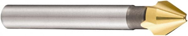 DORMER - 8mm Shank Diam, 3 Flute 60° High Speed Steel Countersink - USA Tool & Supply