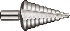 DORMER - 10 Hole Sizes, 9 to 36mm Hole Diam High Speed Steel Step Drill Bit - USA Tool & Supply