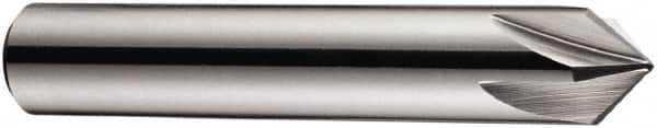 DORMER - 8mm Shank Diam, 5 Flute 90° High Speed Steel Countersink - USA Tool & Supply