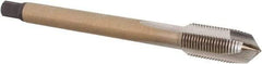 DORMER - 1/8-28" BSPP, 3 Flutes, Plug Chamfer, Bright Finish, Cobalt British Standard Pipe Tap - Series EP40 - Exact Industrial Supply