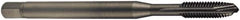 DORMER - 1/2-20 UNF, 3 Flute, Oxide Finish, Cobalt Spiral Point Tap - Bottoming Chamfer, Right Hand Thread, 110mm OAL, 23mm Thread Length, 9mm Shank Diam, 2B Class of Fit, Series EP31 - Exact Industrial Supply