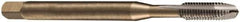 DORMER - #12-24 UNC, 3 Flute, Bright Finish, Cobalt Spiral Point Tap - Plug Chamfer, Right Hand Thread, 80mm OAL, 15mm Thread Length, 6mm Shank Diam, 2B Class of Fit, Series EP20 - Exact Industrial Supply