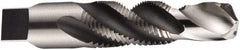 DORMER - 1/2-14 NPT, 4-3/8" OAL, 1/2" Drill Diam, Combination Drill & Tap - 4 Flutes, High Speed Steel, Bright Finish - USA Tool & Supply