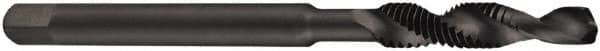 DORMER - M10x1.50 Metric Coarse, 108mm OAL, 0.3346" Drill Diam x 20mm Drill Length, Combination Drill & Tap - 2 Flutes, 22mm Thread Length, High Speed Steel, Oxide Finish, 6H - USA Tool & Supply
