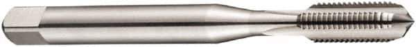DORMER - M12x1.75 EGM, 4 Flute, Bottoming Chamfer, Bright Finish, High Speed Steel Hand STI Tap - 95mm OAL, 24mm Thread Length, 12mm Square Length, 0.3546" Square Size, 6H Class of Fit, Series E620 - USA Tool & Supply