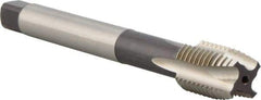 DORMER - M20x2.50 Metric Coarse 4 Flute Bright Finish Cobalt Spiral Point Extension Tap - Plug Chamfer, 149mm OAL, 6H Class of Fit, Series E606 - USA Tool & Supply